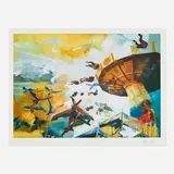 Chloe Early, Airbourne, 2009, screenprint in colors