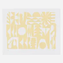 Cody Hudson, Untitled (Vuori Holiday 2024 Pattern), c. 2024, screenprint