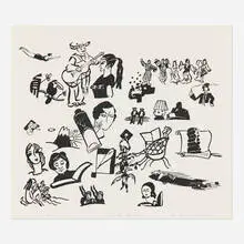 Kim MacConnel, Good News, 2000, screenprint
