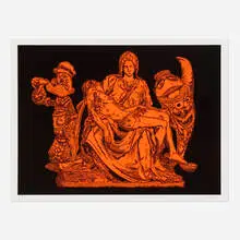 Mark Dean Veca, My Mary, 2009, screenprint in colors