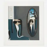 Will Barnet, Combing, 1996, screenprint in colors