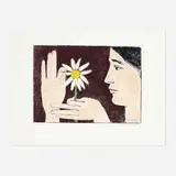 Will Barnet, Poem 921, 1997, screenprint in colors on Coventry rag