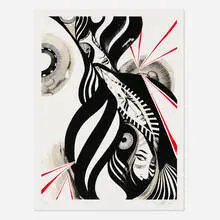 Lucy McLauchlan, From Every Angle, 2010, screenprint in colors on Coventry cotton rag