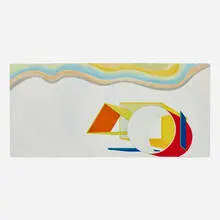 Al Held, Prime Moments IV, 1999, etching, aquatint, screenprint and lithograph in colors with hand-painting