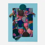 Suanjaya Kencut, All in Home, 2022, screenprint in colors