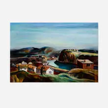 John Lear, The Scranton Train, c. 1935, oil on canvas
