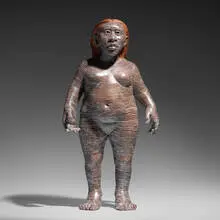 Roxanne Swentzell, Rising, glazed earthenware