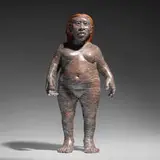 Roxanne Swentzell, Rising, glazed earthenware