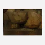 Thomas Leitner, Cave Hideaway, 1901, oil on board