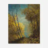 Franklin DeHaven, Landscape, oil on canvas