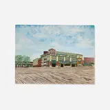 Vestie Davis, Parkway Baths, 1955, oil on Masonite