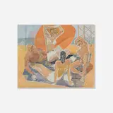 Dunbar Dyson Beck, Untitled, watercolor on canvas