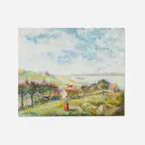 Hugues Claude Pissarro, Ile de Chausey, 1989, oil on linen