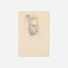 Pavel Tchelitchew, Portrait of Daphne Bull, c. 1940, graphite on paper