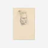 Pavel Tchelitchew, Portrait of Daphne Bull, c. 1940, graphite on paper