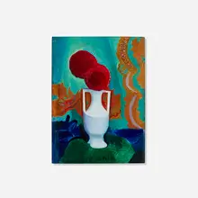 Joseph Stella, Vase Blanc, 1929, oil on linen