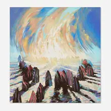 Bruce Nowlin, Enlightenment (Singing Rite), 1987, oil on canvas