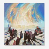 Bruce Nowlin, Enlightenment (Singing Rite), 1987, oil on canvas