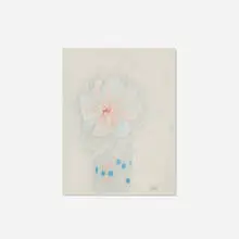 Joseph Stella, Flowers with Vase, graphite and colored pencil on paper