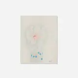 Joseph Stella, Flowers with Vase, graphite and colored pencil on paper