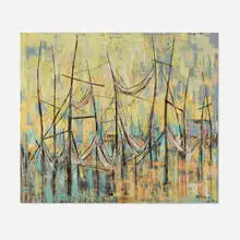 Richard Florsheim, Untitled (Regatta), oil on canvas