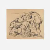 Jan Matulka, Untitled (Bathers)