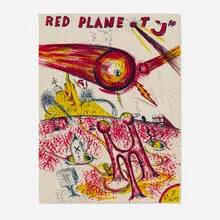 H. C. Westermann, Red Planet J, 1967, lithograph on paper
