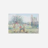 Hugues Claude Pissarro, Le lieu-dit La Pommeraie, pastel on paper