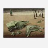 Roman Maraz, Exhausted Land, c. 1940, egg tempera on Masonite