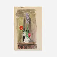 Vanessa Bell, Still Life with Flowers, c. 1920, watercolor on paper