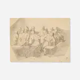 Vincenzo Tamagni, The Last Supper, c. 1515, ink on paper