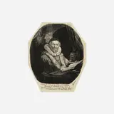 Rembrandt Harmensz van Rijn, The Remonstrant Preacher Johannes Uytenbogaert, 1635, etching and burin on laid paper