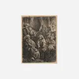 Rembrandt Harmensz van Rijn, Joseph Telling His Dreams, 1638, etching on laid paper