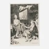 Federico Barocci, The Annunciation, c. 1585, etching and engraving