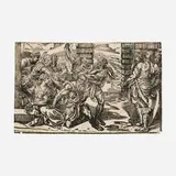 Nicolò Boldrini, Samson and Delilah (after Titian), c. 1540, woodcut on laid paper