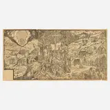 Domenico Beccafumi, The Crucifixion and other Scenes from the Passion of Christ, woodcut on three sheets
