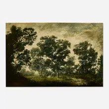 Ralph Albert Blakelock, Landscape with Rider, 1892, oil on canvas