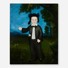 Robert Street, Frank P. Simpson Flying a Kite, 1840, oil on canvas
