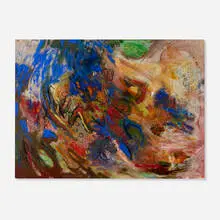 Joe Downing, Untitled, 1961, oil on illustration board
