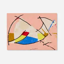 Beatrice Mandelman, Untitled, c. 1960, graphite and acrylic on unstretched canvas mounted to Masonite