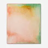 Sam Falls, Untitled (Topanga Rain/Rope 4), 2013, rope and fabric dye on canvas mounted to aluminum