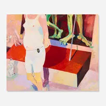 Richard Hawkins, Passing Pageant, 2004, oil on linen
