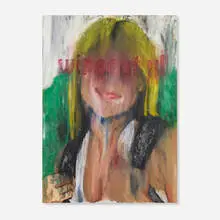 Parker Ito, The Most Infamous Girl in the History of the Internet, 2014, oil on canvas