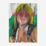 Parker Ito, The Most Infamous Girl in the History of the Internet, 2014, oil on canvas