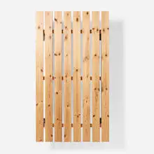 Fredrik Værslev, Untitled (Front Desk Apparatus #4), 2012, house paint, cellulose paint and transparent matte lacquer on Spruce and Siberian larch with steel support