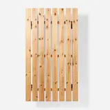 Fredrik Værslev, Untitled (Front Desk Apparatus #4), 2012, house paint, cellulose paint and transparent matte lacquer on Spruce and Siberian larch with steel support