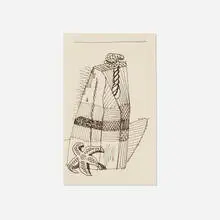 Stuart Davis, Starfish (Sketchbook #17 - 3), 1936, ink on paper