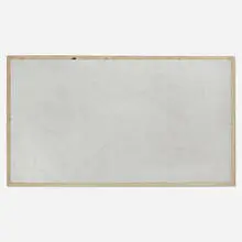 White Alice by Tim Rollins & K.O.S., 1984-87, matte acrylic on bookpages (Carroll's "Through the Looking Glass") laid to linen, sold Jul 2026