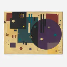 Loló Soldevilla, Untitled, c. 1956, oil on canvas in artist's frame