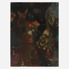 Sidney Gross, Untitled, c. 1955, oil on canvas
